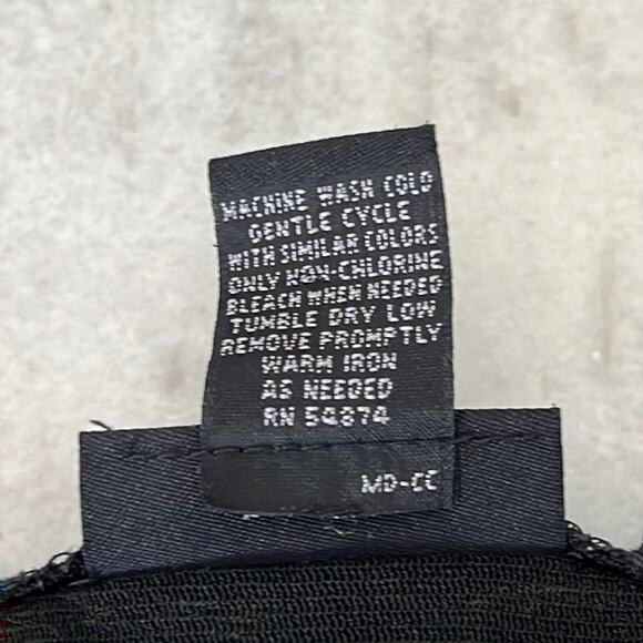 The Limited Black Nylon Mesh Knit Top Blouse Woman Medium V-Neck Ruffle - Picture 7 of 10